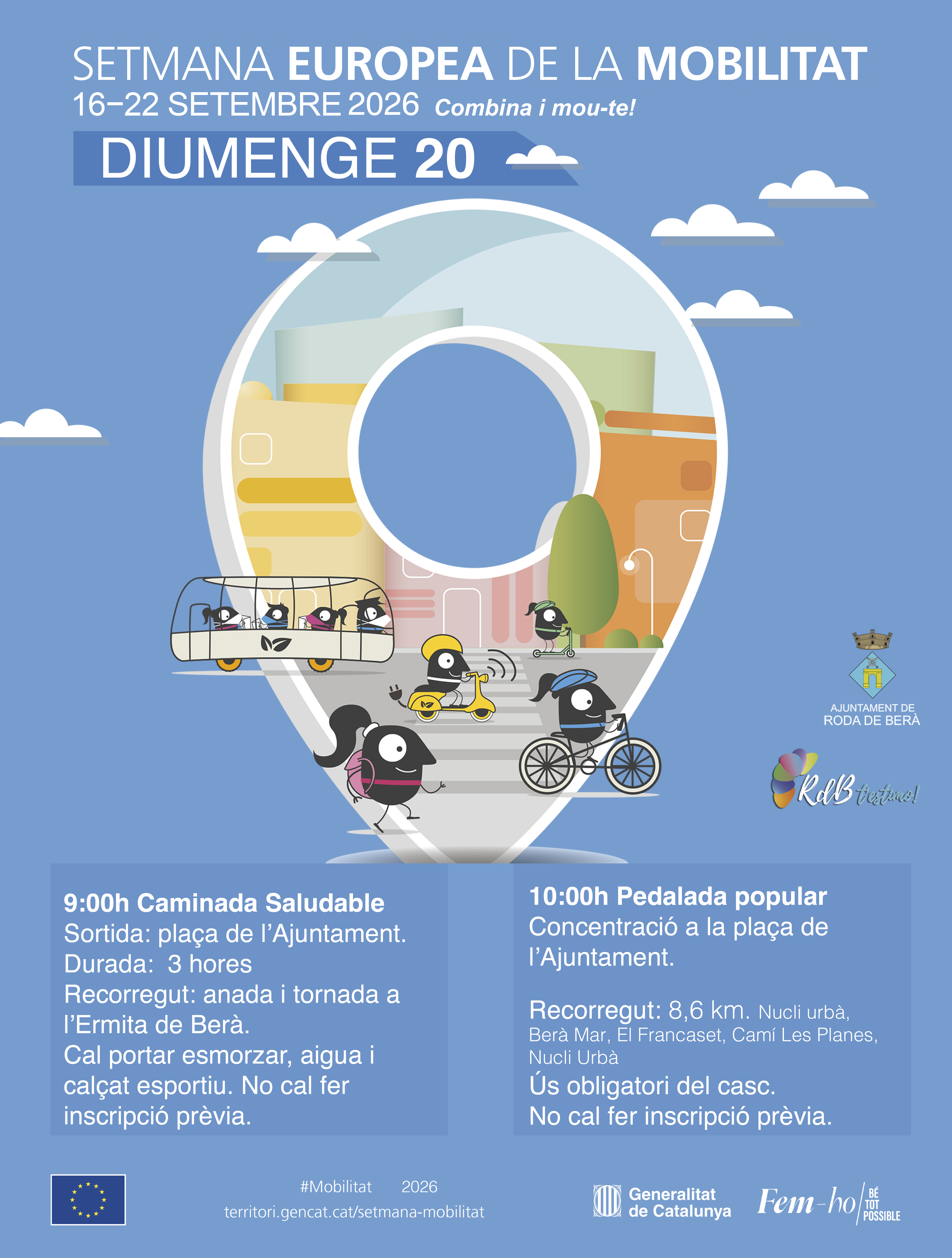 Día de la Movilidad Sostenible en Roda de Berà