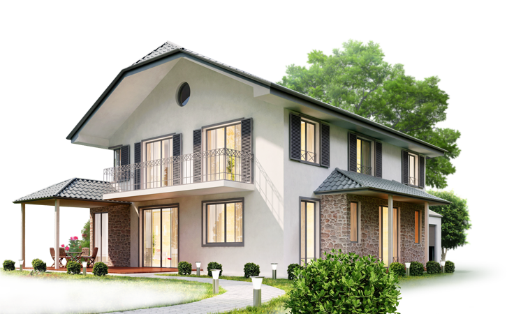 Проект дома — газоблок, 148 м²