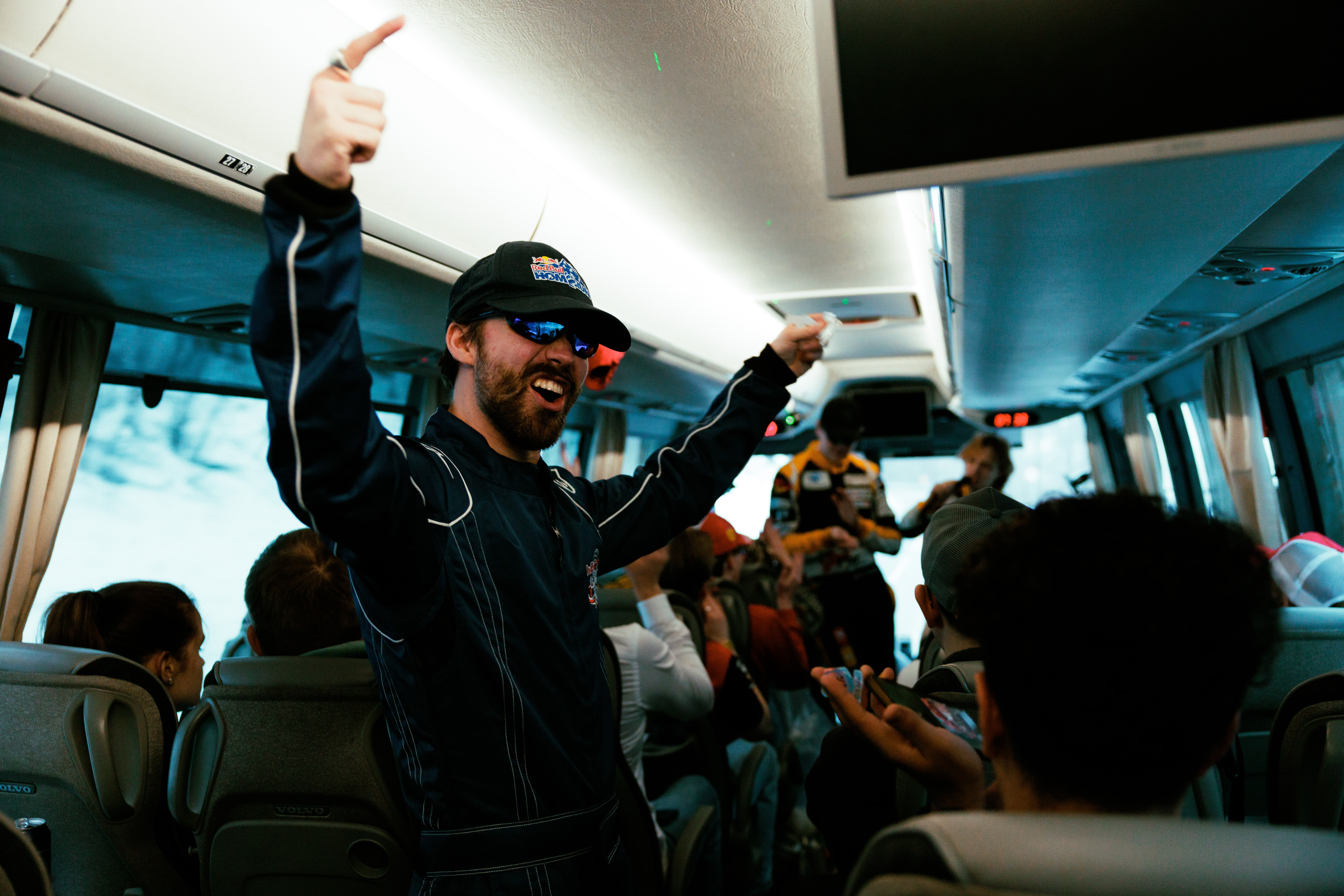 Fjellstue ved solnedgang