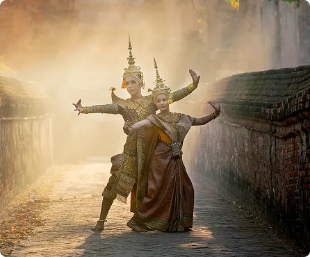 Vietnam and Cambodia Festival Dancers