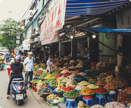 Vietnam and Cambodia Food Market