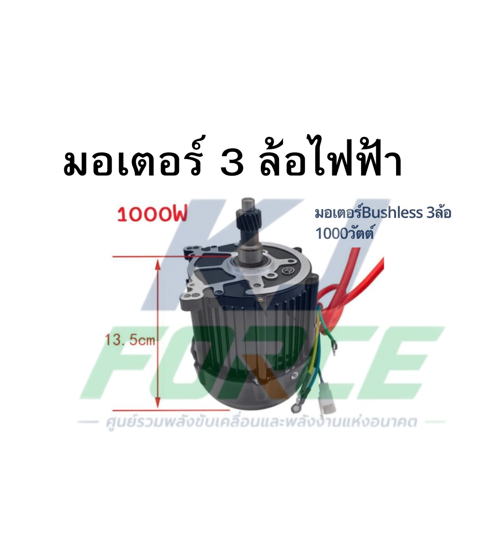 มอเตอร์ 3 ล้อไฟฟ้า 1000 w
