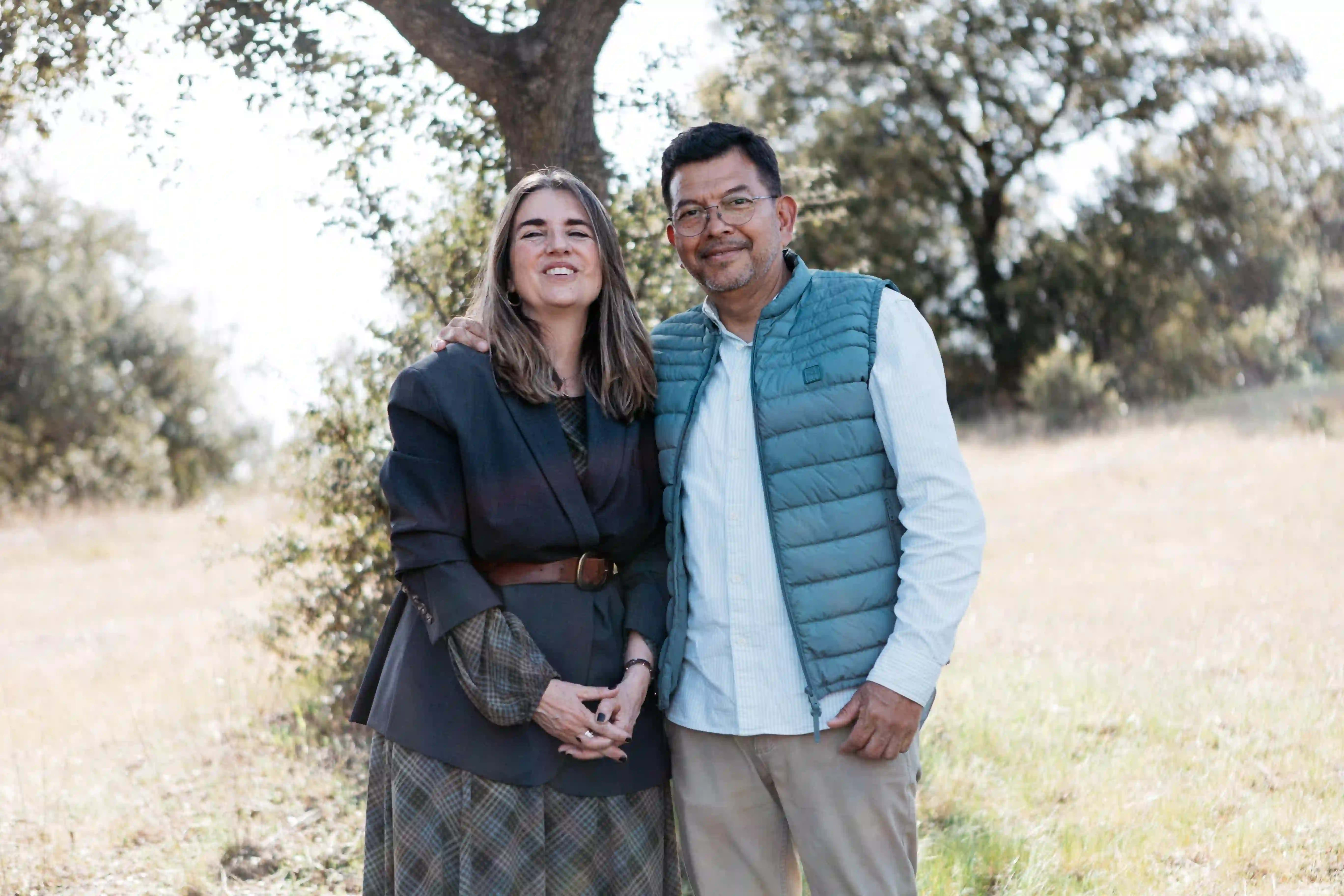 Harvy Fajardo y María del Carmen Moreno