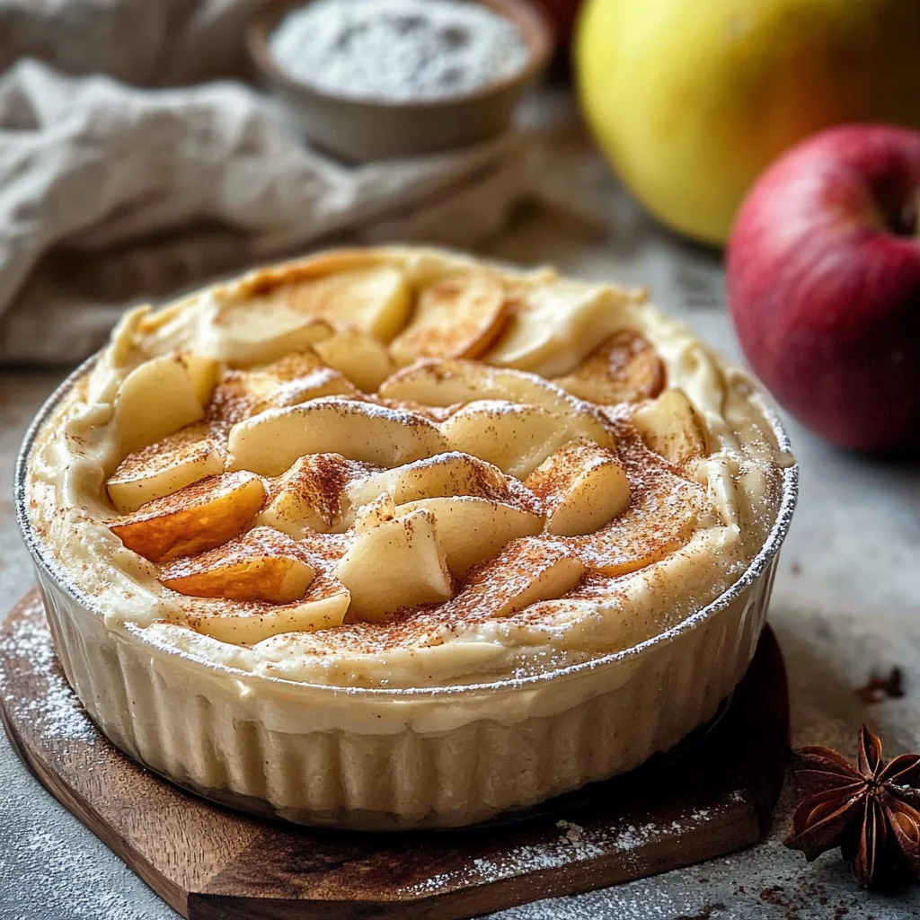 Cremige Zimtcreme mit Apfelmus