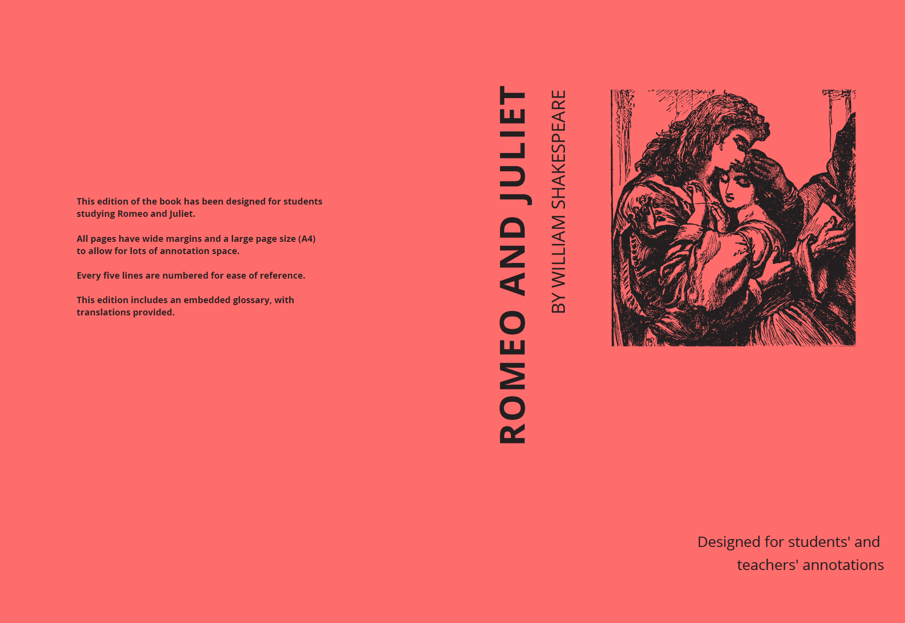 Romeo and Juliet Wide Margin Textbook