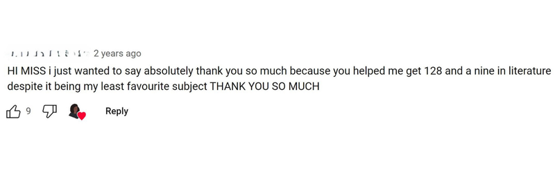 Student Testimonial