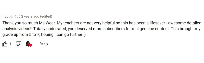 Student Testimonial