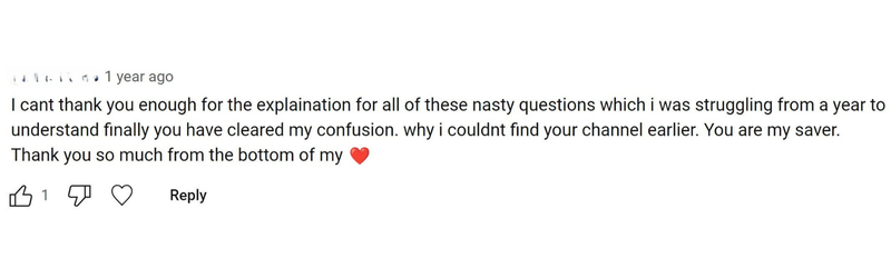 Student Testimonial