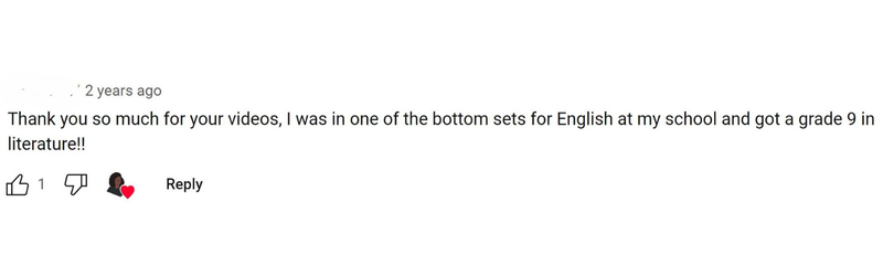 Student Testimonial