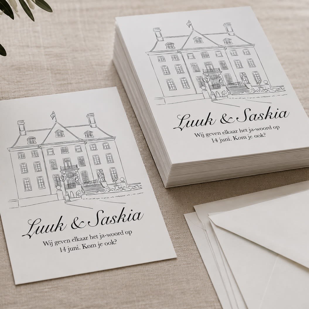 Trouwkaarten inspiratie 1