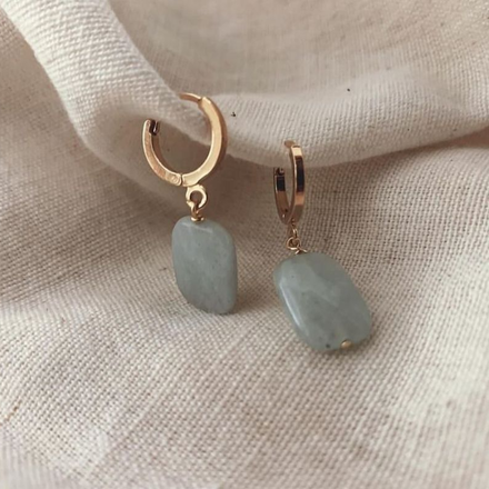 Rose Gold Pearl Earrings