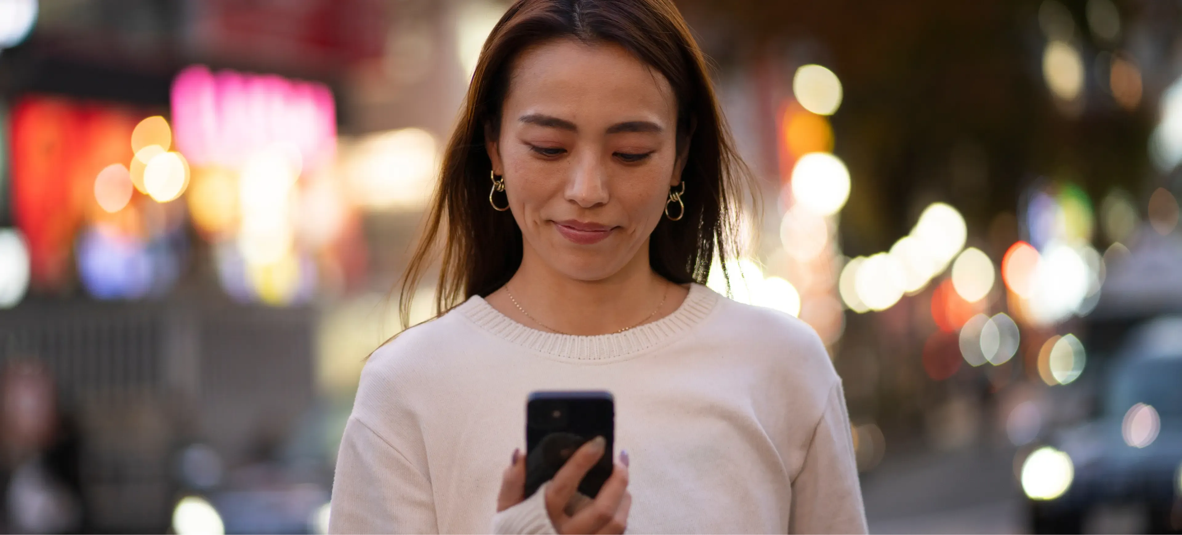 woman with a cellphone