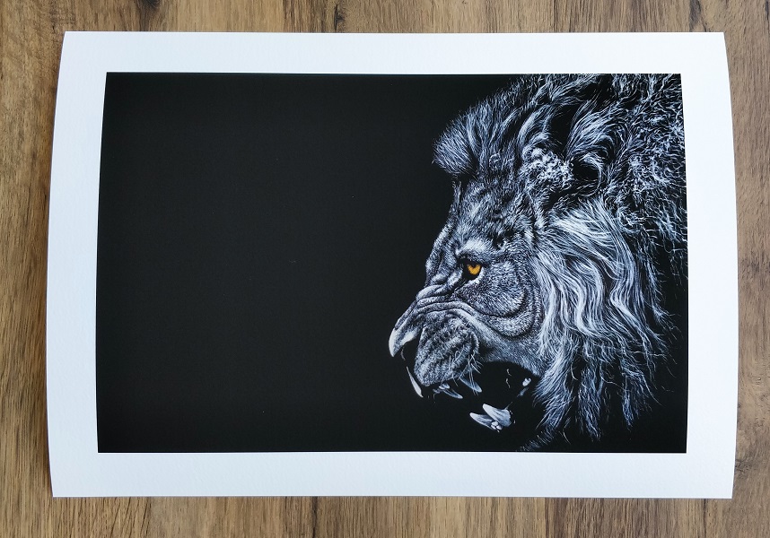 Big Cat Lion Painting ART JC - Joseph Cashmore 4