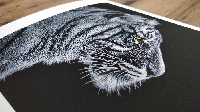 Big Cat Tiger Painting ART JC - Joseph Cashmore 2