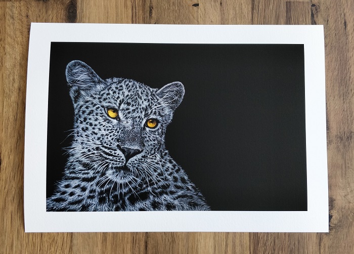 Big Cat Leopard Painting ART JC - Joseph Cashmore 4