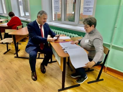 Анзор Саралидзе проголосовал на выборах депутатов Законодательного Собрания Владимирской области