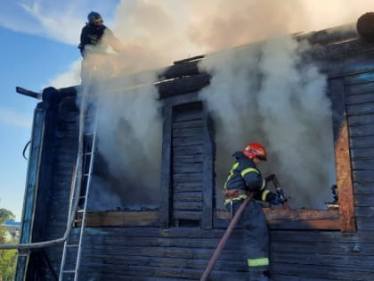 В Судогодском районе в деревне Каменец сгорел жилой дом