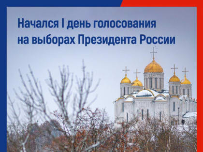 Во Владимире активно стартовали выборы Президента России
