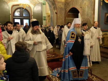 Праздник Крещения Господня встретили в Успенском кафедральном соборе