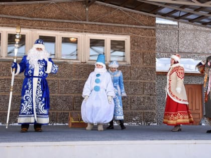 В Камешково весело отмечали новогодние праздники