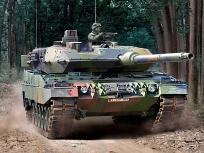 В Сети появились первые кадры танков Leopard рядом с линией фронта