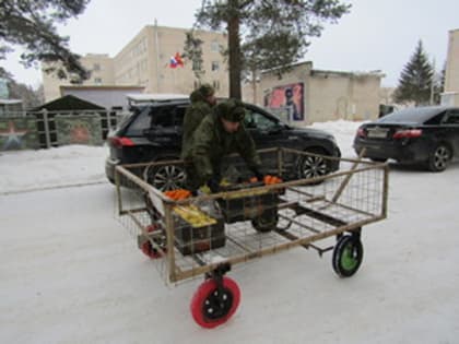 В воинскую часть Коврова передали гуманитарную помощь