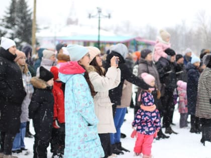 В Гусь-Хрустальном состоялись проводы зимы