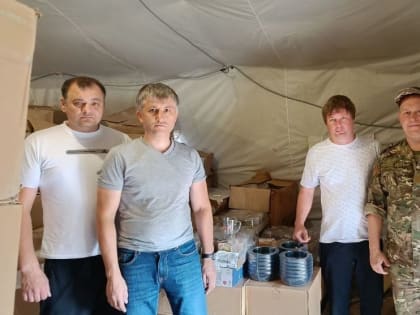 400 комплектов кружек и тарелок для организации питания бойцов