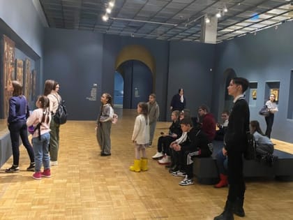 По инициативе Сергея Будкина дети участников СВО и победители муниципального этапа Всероссийской олимпиады школьников посетили Третьяковскую галерею