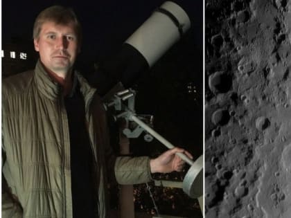 Владимирский астроном со своего балкона фотографирует кратеры Луны, Юпитер и Галактику Андромеды