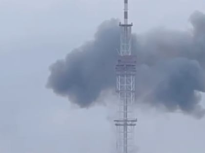 Взрыв на территории Киева попал в прямой эфир телеканала Sky News