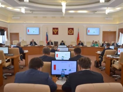 Состоялось заседание Законодательного Собрания Владимирской области