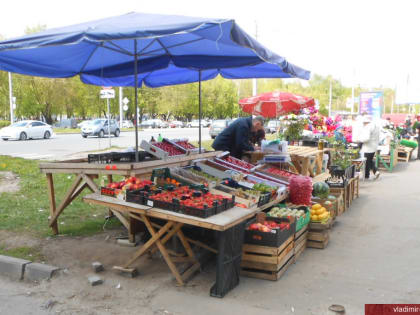 Во Владимире составлено 3 протокола за осуществление торговли в неустановленных местах