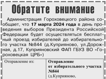 «Каждый голос определяет судьбу России»