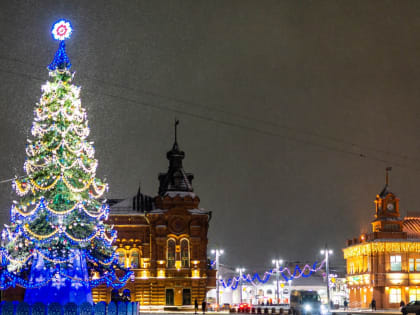 Город Владимир встретил новый 2025 год