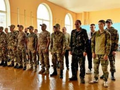 Настоящие мужчины из Владимирской области отправляются на специальную военную операцию