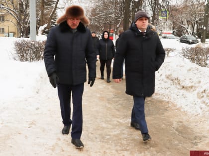 Дмитрий Наумов проверил качество зимней уборки Владимира