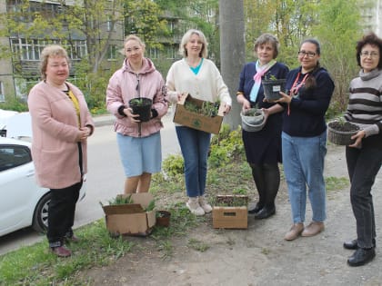 Ассоциации родителей детей-инвалидов «Свет» подарили цветы для посадки клумб во Владимире