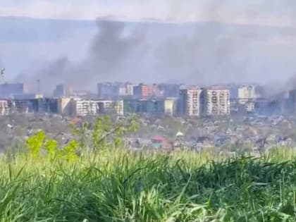 Боевики ВСУ показали обстановку в районе Бахмута с высот, которые удерживают