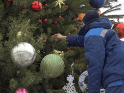 В Коврове установят 45 новогодних ёлок