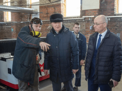 В. Киселев посетил предприятие, занимающееся очисткой воды