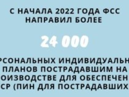 ‼ ФСС направил пострадавшим на производстве индивидуальные планы по обеспечению ТСР.