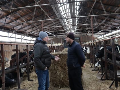 Сергей Будкин посетил КФХ Антонова А.Д.