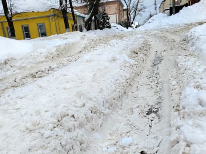 Оперативной уборке снега во Владимире помешал технический сбой в работе Госуслуг