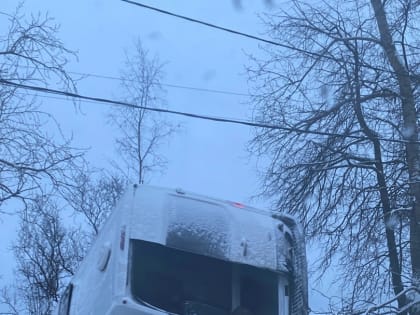 Небольшой по меркам зимы снегопад спровоцировал очередной коллапс на дорогах Владимира