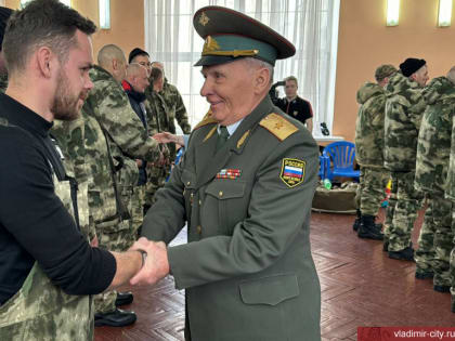 Ещё одна группа владимирцев отправилась на защиту Родины