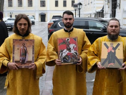 В воинскую часть г. Коврова переданы иконы с частицами святых мощей