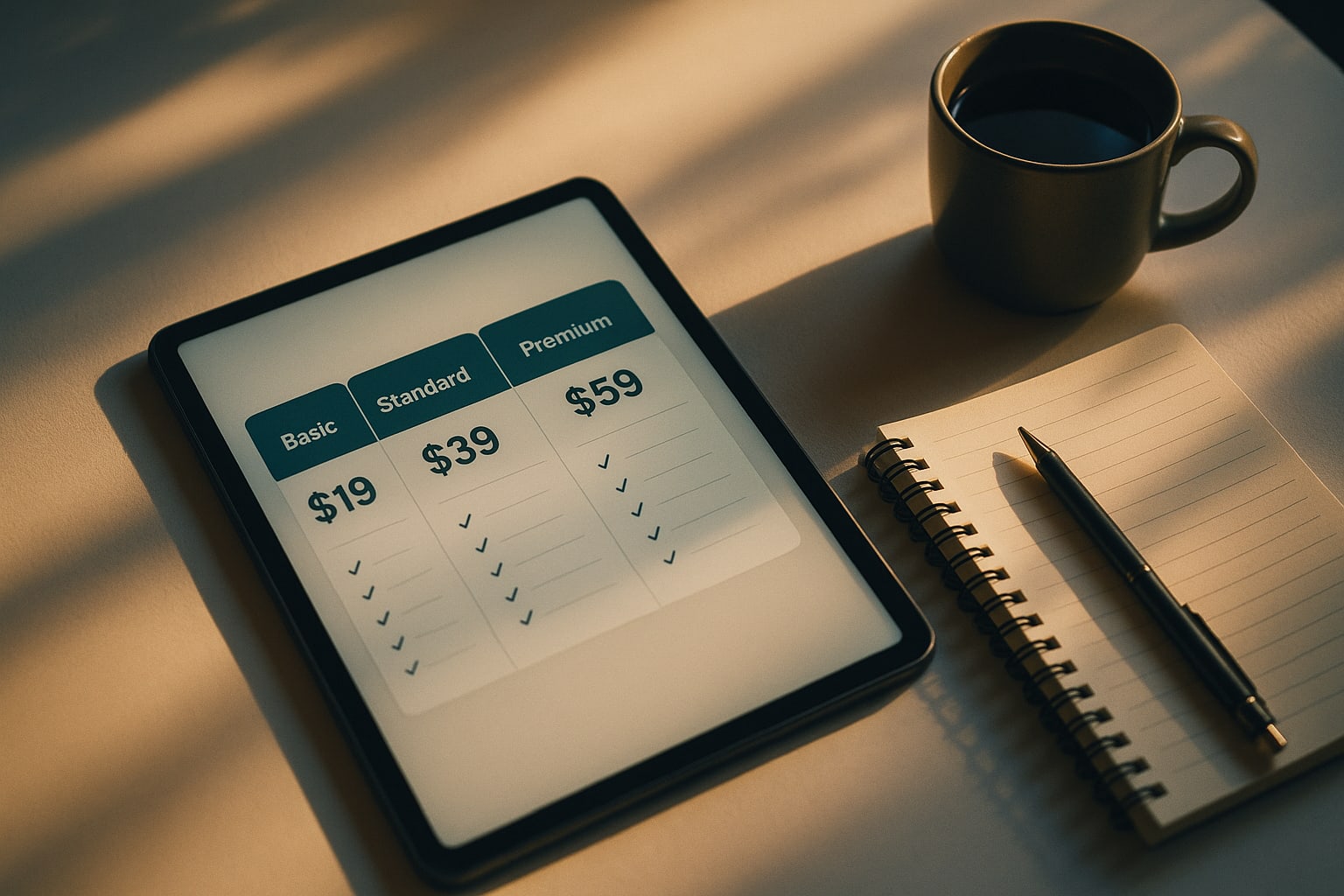 صورة لمقارنة أسعار خدمات تحويل النص إلى صوت مع لمسة احترافية في بيئة عمل تقنية