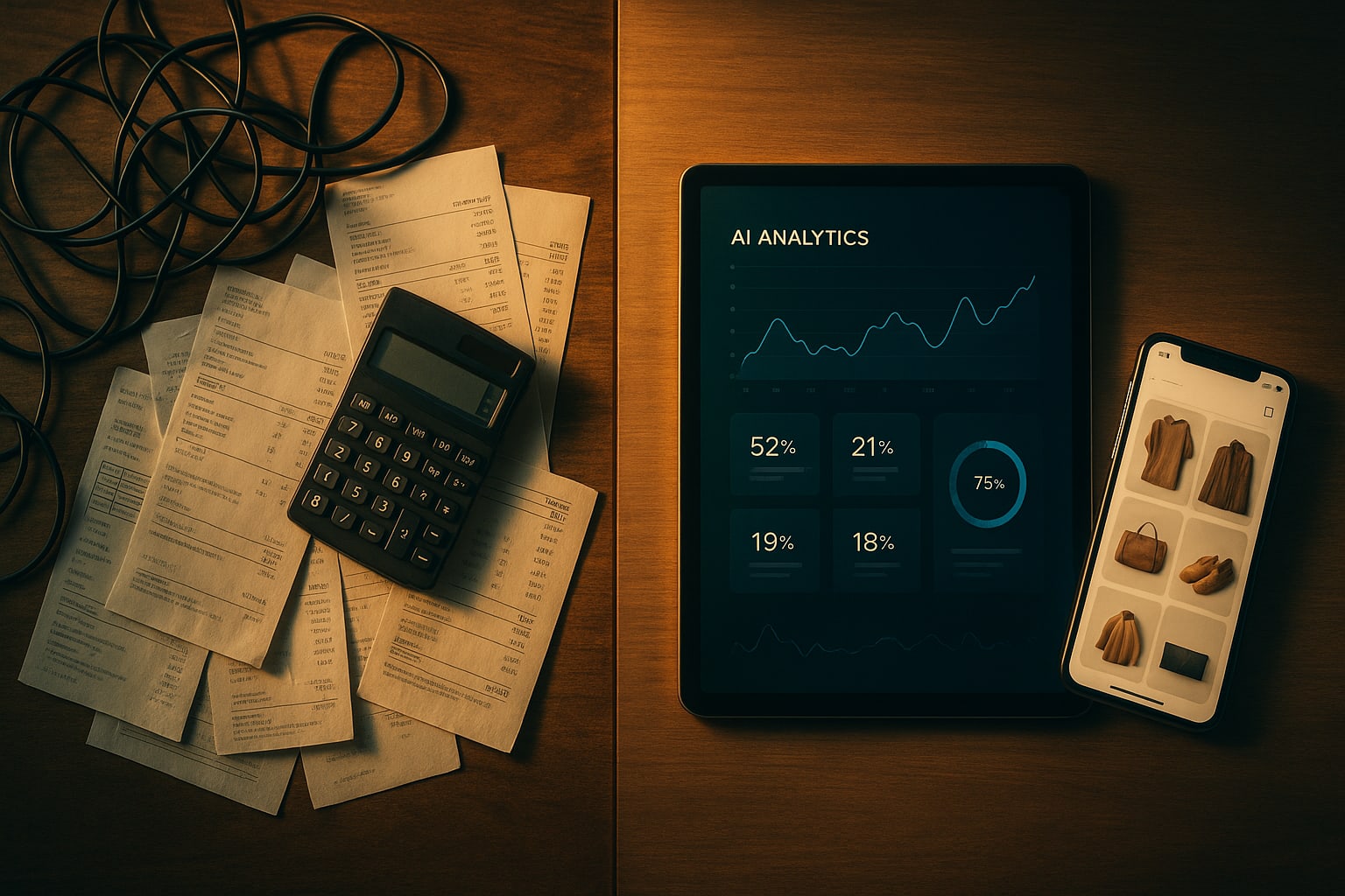مقارنة بين تكاليف التجارة الإلكترونية التقليدية وتكاليف الذكاء الاصطناعي باستخدام أدوات تقنية متطورة