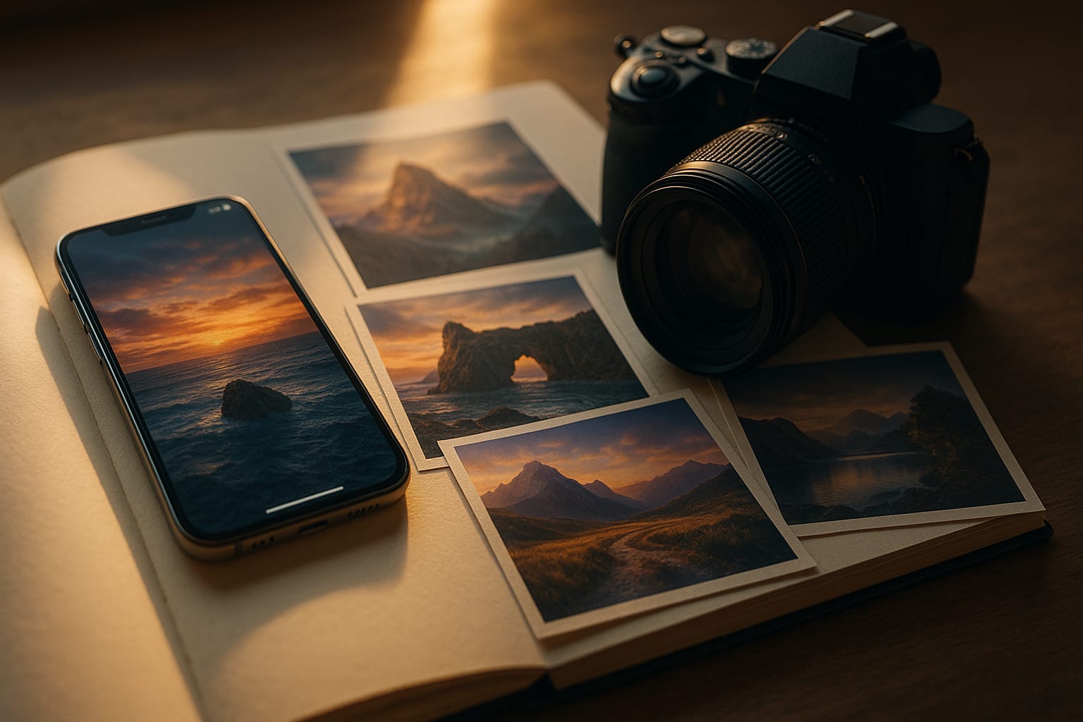 صور مطبوعة بدقة 4K وأجهزة تقنية توضح مميزات نانو بانانا برو في توليد الصور بالذكاء الاصطناعي